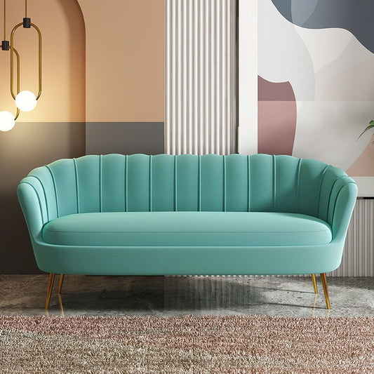 Zeitgenössisches Standardsofa 2/3 Sitzer abgenerkter Arm eng zurück