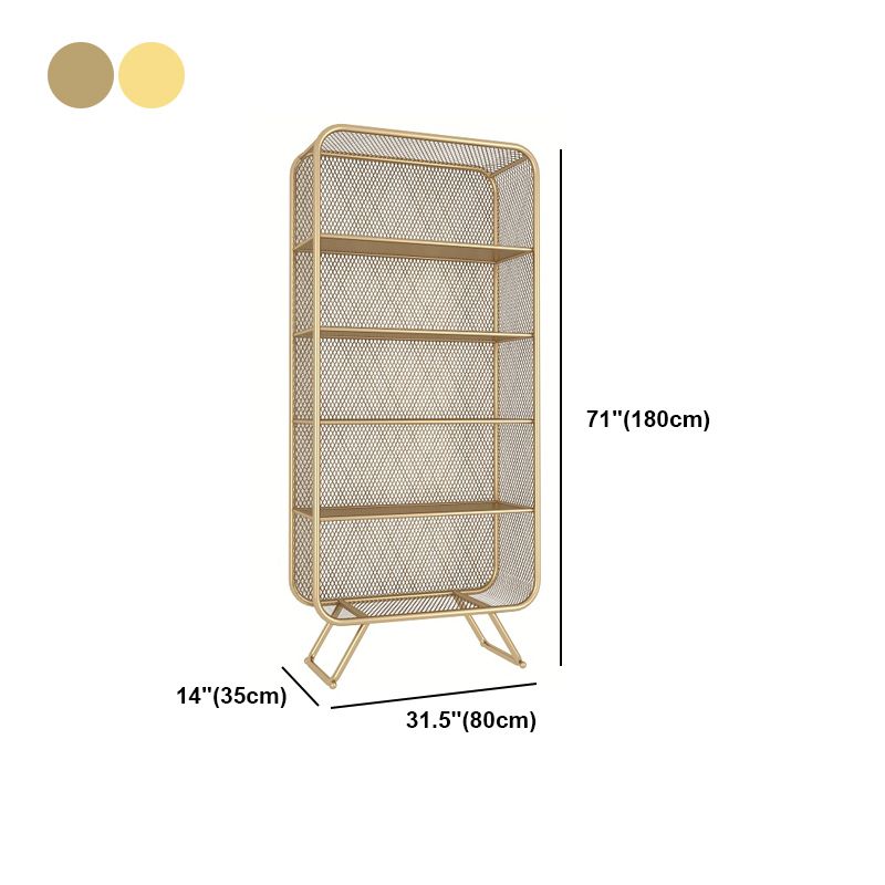 Closed Back Bookcase Glam Style Bookshelf for Home Office and Study Room Clearhalo 'Bookcases' 'furn' 'furn_bookcases' 'Furniture' 'furniture_bookcases' 'kitchen' 'kitchen_bookcases' 'Living Room Furniture' 'Office Furniture' 1200x1200_704dee5a-f1b5-48e0-8894-58da6eb5d115