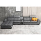 Contemporary L-Shape Sofa Light-grey High Back Sectional for Living Room Clearhalo 'furn' 'furn_sectionals' 'Furniture' 'furniture_sectionals' 'kitchen' 'kitchen_sectionals' 'Living Room Furniture' 'Sectionals' 1200x1200_704e61c3-07fa-485e-b166-2ff4fd12fddb