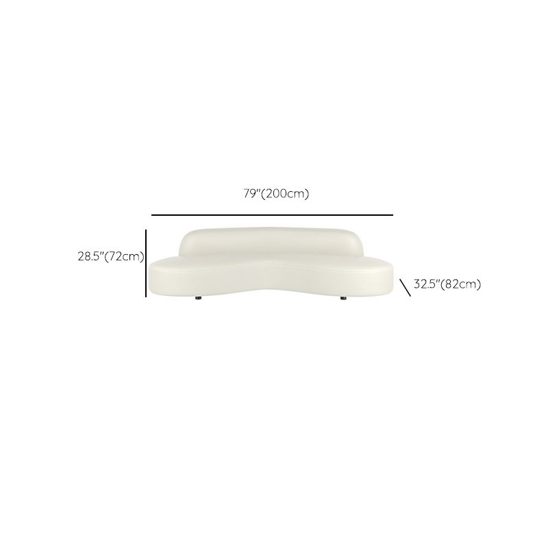 Scandinavian Beige Sectional Sofa with Tight Back Armless Sofa Clearhalo 'furn' 'furn_sectionals' 'Furniture' 'Living Room Furniture' 'Sectionals' 1200x1200_70513d59-d2d5-4538-96dd-88c61f60fe53