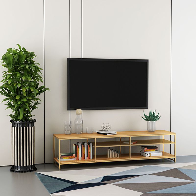 Solid Wood TV Media Console Industrial Media Console TV Stand for Living Room Clearhalo 'furn' 'furn_tv_stands_entertainment_centers' 'Furniture' 'Living Room Furniture' 'TV Stands & Entertainment Centers' 'TV Stands & Media Storage Furniture' 'tv_stands_entertainment_centers' 1200x1200_7051674f-a983-4753-9aef-40ddea482132