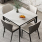 Sintered Stone Dining Table Industrial Style 4 Legs Base Square Table for Dining Room Clearhalo ' dining_table' 'Dining Tables & Seating' 'Dining Tables' 'furn' 'furn_dining_table' 'Furniture' 'furniture_dining_table' 'Kitchen & Dining Furniture' 'kitchen&dining_furn' 'kitchen' 'kitchen_dining_table' 1200x1200_70532f65-5a0e-444c-b2e1-a236d33276b3
