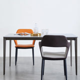 Minimalist Style Upholstered Side Chairs Open Back Arm Side Chairs for Home Clearhalo ' kitchen&dining_furn' 'Dining Chairs' 'Dining Tables & Seating' 'dining_chair' 'furn' 'furn_dining_chair' 'Furniture' 'furniture_dining_chair' 'Kitchen & Dining Furniture' 'kitchen' 1200x1200_70550931-9545-4f68-ac31-605fd94f9da8