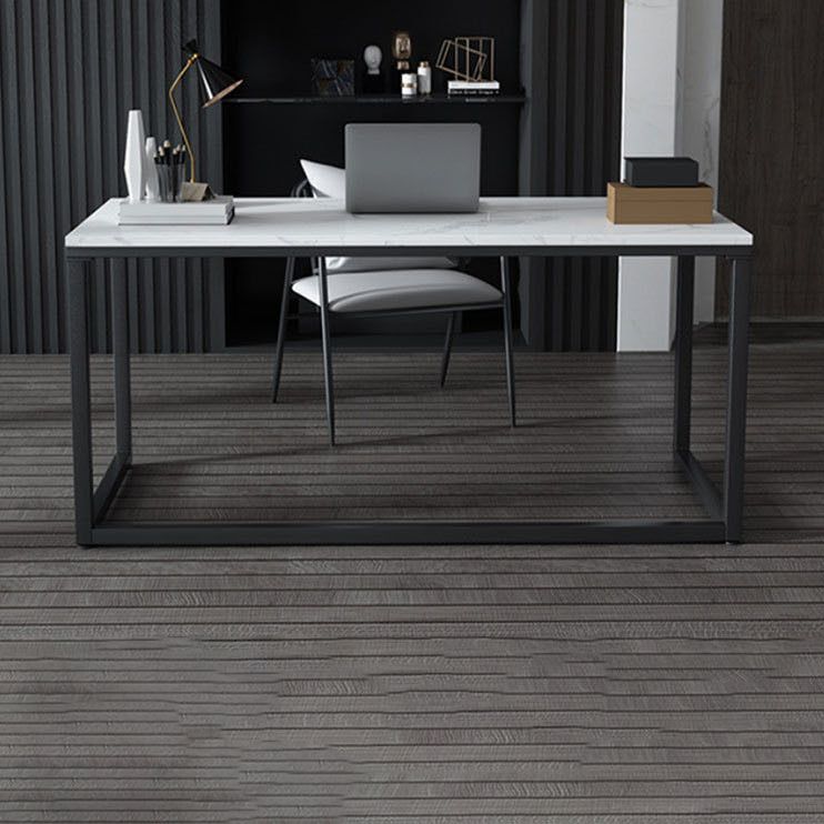 Glam Stone Office Desk 29.53-inch Tall Rectangular Writing Desk Clearhalo 'furn' 'furn_office_desk' 'Furniture' 'Office Desks' 'Office Furniture' 'office_desk' 1200x1200_70576ae8-3150-42fb-b78b-c17828fad282