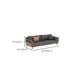 Black Faux Leather Flared Arm Chesterfield Sofa Industrial Style Seating Clearhalo 'furn' 'furn_sofas' 'Furniture' 'Living Room Furniture' 'Sofa' 'sofas' 1200x1200_70587b3e-d08f-4250-92f6-086530b9b6db