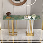 Console rettangolare in pietra glam Tabella 1 tavola finale, altezza 31,5 "