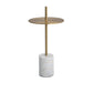 Marble Pedestal End Table Metal Black/ Gold Round Side End Table Clearhalo 'Coffee & Accent Tables' 'End & Side Tables' 'end_side_table' 'end_side_tables' 'furn' 'furn_end_side_tables' 'Furniture' 'furniture_end_side_table' 'Living Room Furniture' 1200x1200_705fbef8-987e-444b-869f-d477a861097e