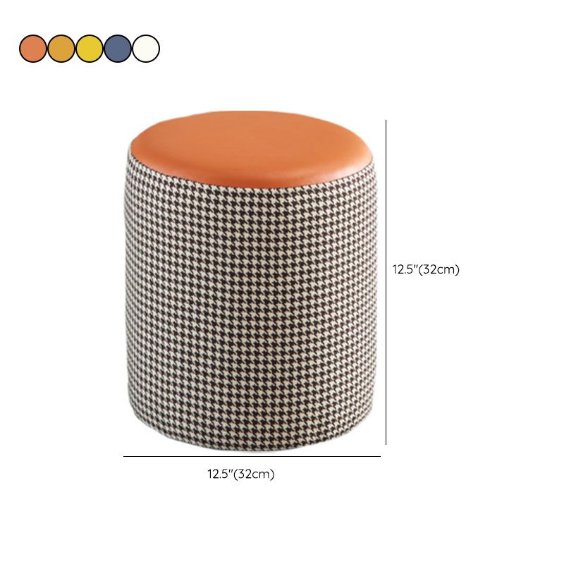Modern Stain Resistant Pouf Round Shape Pouf for Living Room Clearhalo 'furn' 'furn_ottomans_poufs' 'Furniture' 'Living Room Furniture' 'Ottomans & Poufs' 'ottomans_poufs' 1200x1200_7060cd82-37f7-4d87-b63f-e54895a1ada7