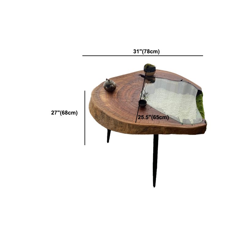 Scandinavian Wooden Coffee Table Free form 3 Legs Coffee Table Set for Living Room Clearhalo 'Coffee & Accent Tables' 'Coffee Tables' 'coffee_tables' 'furn' 'furn_coffee_tables' 'Furniture' 'Living Room Furniture' 1200x1200_7060ee9d-dde4-43fe-94f1-d8d78ccd2498