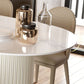 Sintered Stone White Dining Table Simplicity Double Pedestal Table for Dining Room Clearhalo ' dining_table' 'Dining Tables & Seating' 'Dining Tables' 'Furniture' 'furniture_dining_table' 'Kitchen & Dining Furniture' 'kitchen&dining_furn' 'kitchen' 'kitchen_dining_table' 1200x1200_7060f3b2-62e9-4357-99bf-135c3729ee78