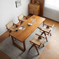 Modern Natural Dining Set 1/2/3/5 Pieces Rectangle Indoor Solid Wood Dinette Set Clearhalo 'Dining Room Sets' 'Dining Tables & Seating' 'dining_room_set' 'furn' 'furn_dining_room_set' 'Furniture' 'Kitchen & Dining Furniture' 1200x1200_7060fe76-43ea-47c3-bba7-8e7de4c94faa