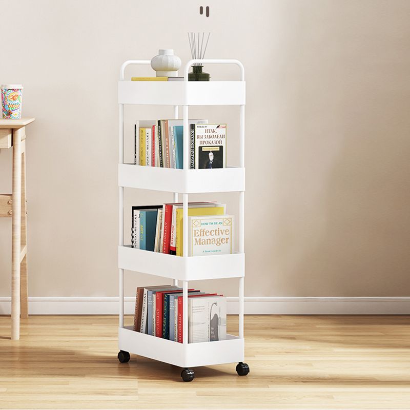 Moderne plastic boekenplank pure witte etagere open plank boekenkast