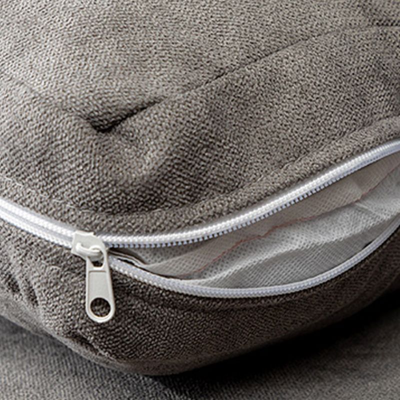 Contemporary Cotton Blend Tufted Slipcovered Sofa with Square Arm Clearhalo 'Furniture' 'furniture_sofas' 'kitchen' 'kitchen_sofas' 'Living Room Furniture' 'Sofa' 'sofas' 1200x1200_7063fd99-60ff-427a-970e-21053cb19759