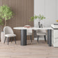 Metal Contemporary Free Form Dining Table Sintered Stone Table with Black Legs Clearhalo ' dining_table' 'Dining Tables & Seating' 'Dining Tables' 'furn' 'furn_dining_table' 'Furniture' 'furniture_dining_table' 'Kitchen & Dining Furniture' 'kitchen&dining_furn' 'kitchen' 'kitchen_dining_table' 1200x1200_7065b268-9294-426c-8263-317573c23ecc