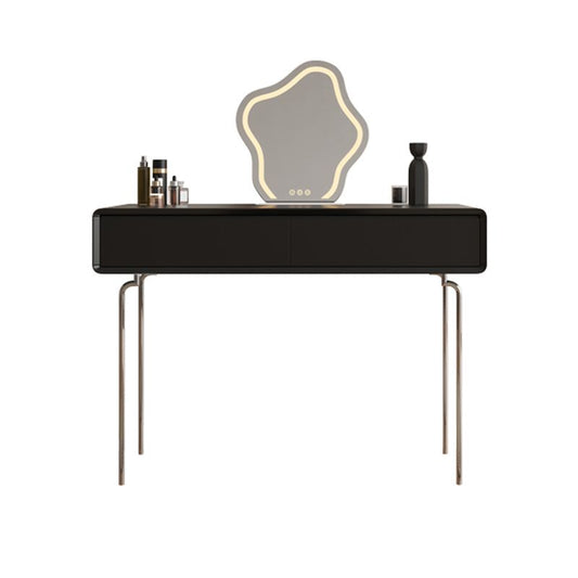 Wood Standing Makeup Vanity Set Lighted Mirror Makeup Vanity Clearhalo 'Bedroom Furniture' 'furn' 'furn_makeup_vanities' 'Furniture' 'Makeup Vanities' 'makeup_vanities' 1200x1200_70672d2a-6ad2-4e32-946b-feb8c1e7d6fb