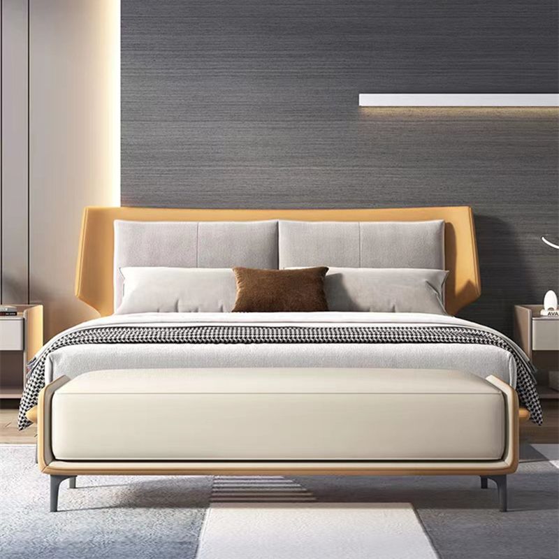 47.2"L Upholstered Seating Bench Cushioned Entryway and Bedroom Bench with Legs Clearhalo 'Benches' 'Chairs & Seating' 'furn' 'furn_benches' 'Furniture' 'Living Room Furniture' 1200x1200_70678f28-9a1b-4c29-9d1e-3e8a9d1e8db1