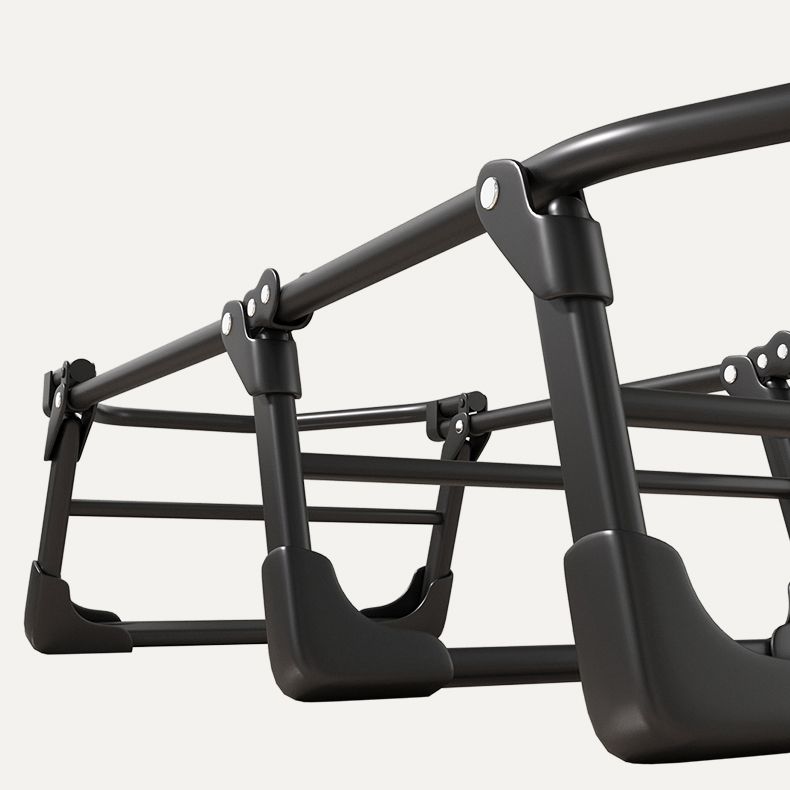 Tessuto per rivestimento in metallo reclinabile standard contemporaneo di colore solido con gambe