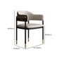 Modern Open Back Arm Chair Metal and Faux Leather Dining Chair Clearhalo 'Dining Chairs' 'Dining Tables & Seating' 'dining_chair' 'furn' 'furn_dining_chair' 'Furniture' 'Kitchen & Dining Furniture' 1200x1200_70692767-0c49-4ad2-b545-5bab0c8dc667