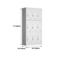 Modern Grey Storage Cabinet with Hinged Door Metal Cabinet for Bathroom Clearhalo 'Armoires & Wardrobes' 'armoires_wardrobes' 'Bedroom Furniture' 'furn' 'furn_armoires_wardrobes' 'Furniture' 1200x1200_70692a22-f7be-4c5d-b48c-5c7898342a81