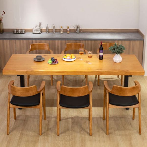 Moderne massief houten eettafelset 1/2/4-delige eetset voor thuisgebruik