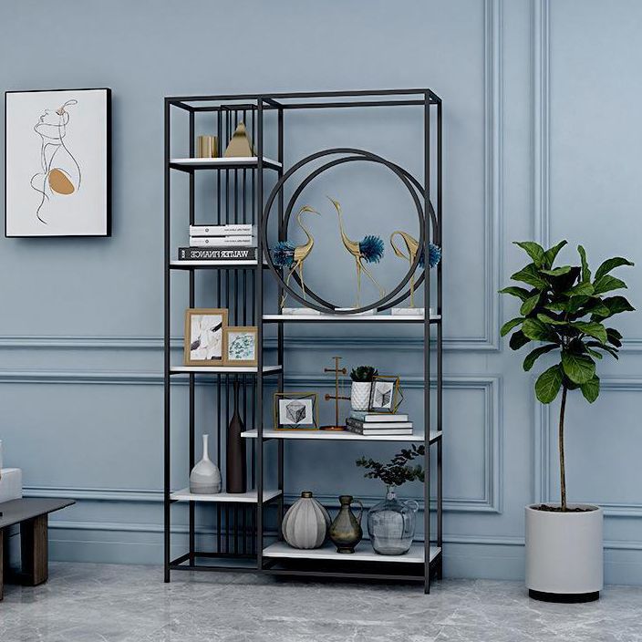 Iron Frame Etagere Bookshelf Vertical Manufactured Wood Shelf Bookcase for Office Clearhalo 'Bookcases' 'furn' 'furn_bookcases' 'Furniture' 'furniture_bookcases' 'Office Furniture' 1200x1200_706a7b77-d330-40d9-a5b2-eacf5219a24c