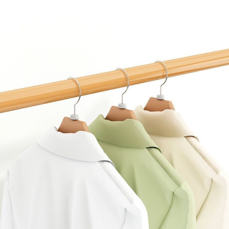 Contemporary Style Wardrobe Armoire Bamboo Armoire with Garment Rod for Home Clearhalo 'Armoires & Wardrobes' 'armoires_wardrobes' 'Bedroom Furniture' 'furn' 'furn_armoires_wardrobes' 'Furniture' 1200x1200_706c2145-98ee-4e0d-bf80-06e5c22fc501