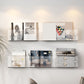 Modern Floating Book Shelf 5.9"H Acrylic Wall Mounted Bookcase