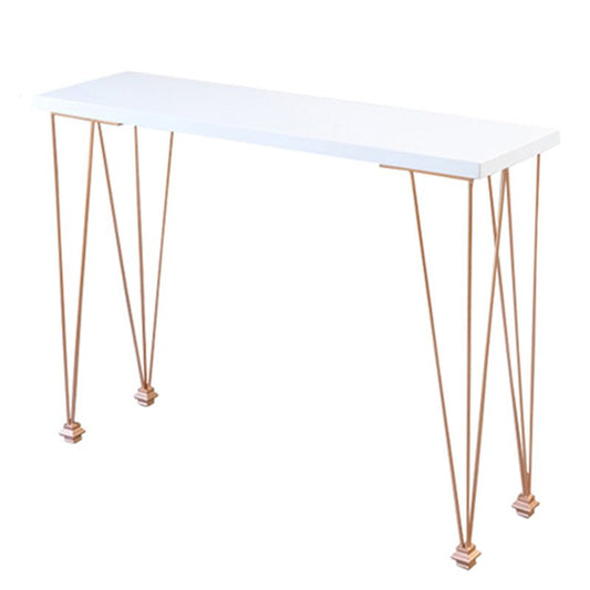 Moderne massive Holzbar für Esstisch Rechteck Tisch für Küche