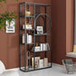 Etagere eigentijdse boekenplank open metalen bookkast met planken met planken