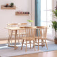 Contemporary Slat Back Dining Chair Wood Dining Armless Side Chair