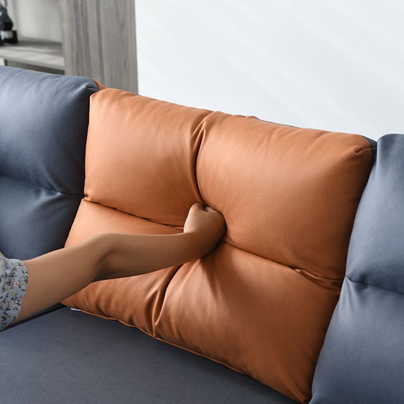 102.36"D x 62.99"W x 29.53"H Fabric Cushions Square Arm Sofa with Storage Clearhalo 'furn' 'furn_sectionals' 'Furniture' 'furniture_sectionals' 'kitchen' 'kitchen_sectionals' 'Living Room Furniture' 'Sectionals' 1200x1200_7074baf7-832d-44d5-abde-db933f0ff3aa