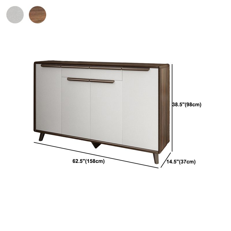 Industriële houten accentkastbar trekt rechte benen kast