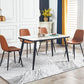 Modern Style Kitchen Chairs Dining Armless Chair with Metal Legs Clearhalo ' kitchen&dining_furn' 'Dining Chairs' 'Dining Tables & Seating' 'dining_chair' 'Furniture' 'furniture_dining_chair' 'Kitchen & Dining Furniture' 'kitchen' 1200x1200_7075608f-6962-4bf6-8069-4f366bbda4ba