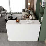 Tavolo da pranzo in pietra rettangolare tavolo da pranzo industriale con base di piedistallo