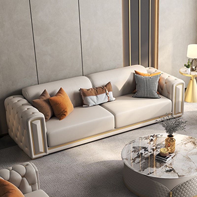 Modern Stain-ResistantSquare Arm Sofa Living Room Tufted Back Couch with Square Arms Clearhalo 'furn' 'furn_sofas' 'Furniture' 'furniture_sofas' 'Living Room Furniture' 'Sofa' 'sofas' 1200x1200_7075ac06-6e9b-45df-8dda-9269642e00b8