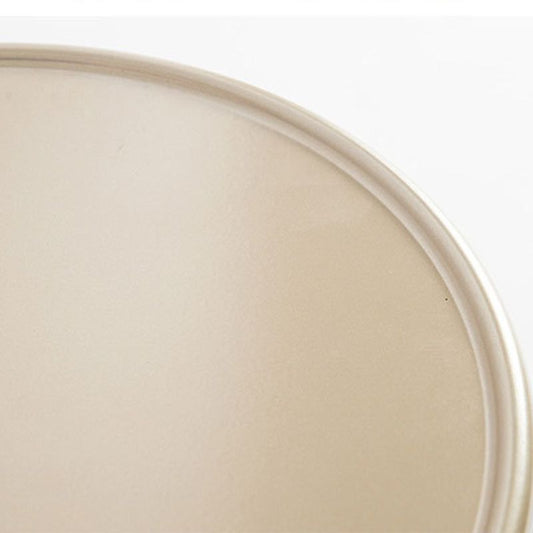 Mesa de café de marco redondo de metal juego de mesa de cóctel simple de hierro de mediados de siglo