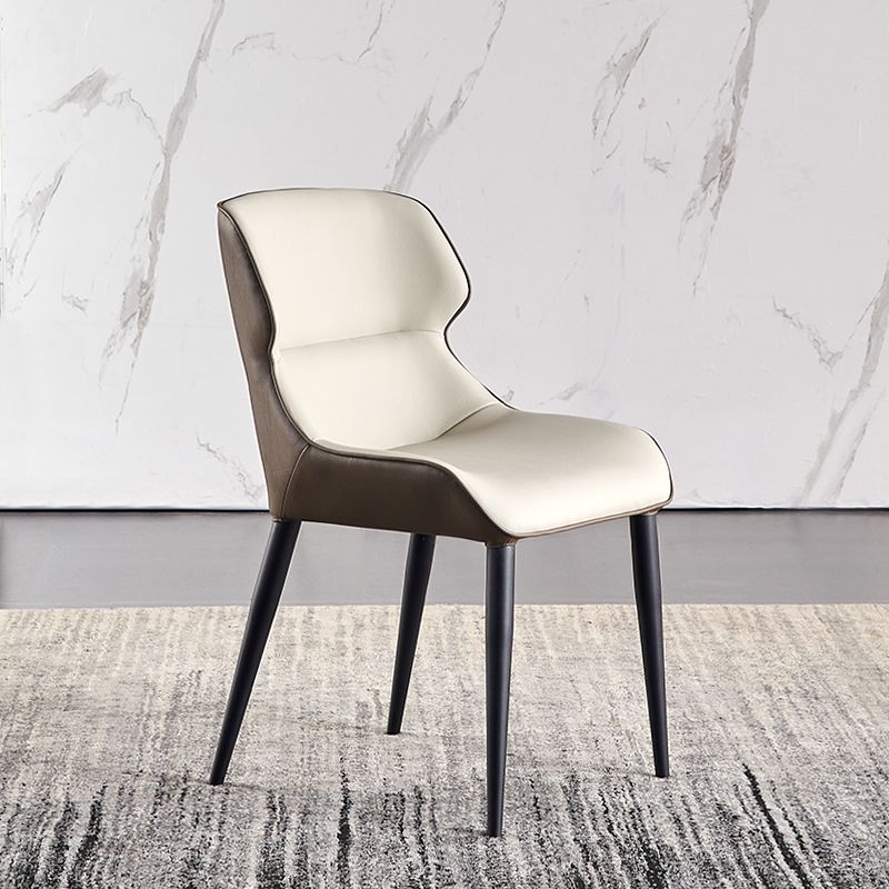 Contemporary Style Leather Dining Chairs Wingback Chair for Kitchen Clearhalo ' kitchen&dining_furn' 'Dining Chairs' 'Dining Tables & Seating' 'dining_chair' 'furn' 'furn_dining_chair' 'Furniture' 'furniture_dining_chair' 'Kitchen & Dining Furniture' 'kitchen' 1200x1200_7079ff84-95fa-47a1-aa82-96c7c6c221cc