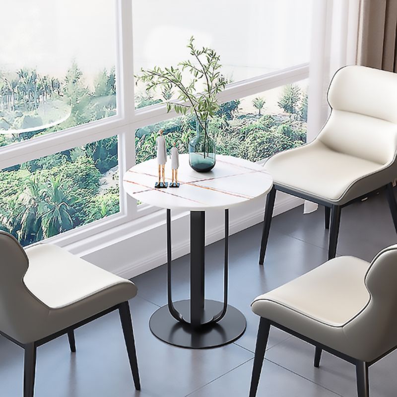 21.65-inch Tall Round Side Glam Metal Frame Stone Top Sofa Side End Table Clearhalo 'Coffee & Accent Tables' 'End & Side Tables' 'end_side_tables' 'furn' 'furn_end_side_tables' 'Furniture' 'Living Room Furniture' 1200x1200_707d6a74-34b7-47e9-9123-5ab8e5be23b2