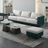 Mid-Century Modern Faux Leather Loose Back Seating Hair Pin Legs Sofa for Living Room Clearhalo 'furn' 'furn_sofas' 'Furniture' 'Living Room Furniture' 'Sofa' 'sofas' 1200x1200_707dc0f8-73b8-4761-80d8-5ebeb3e5810f