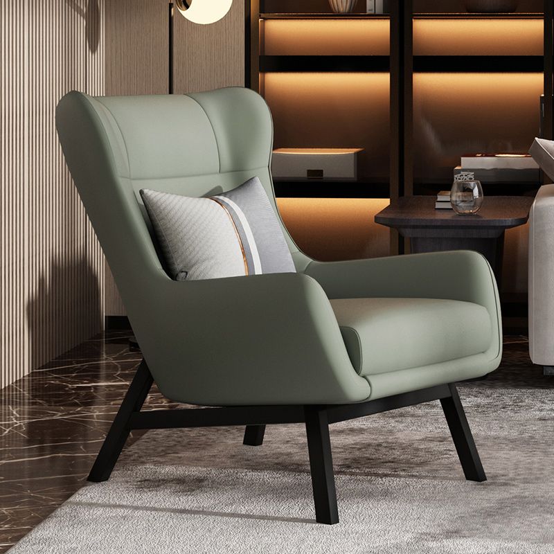 27,56 "l x 39,76" W x 35,83 "H moderno sedia a Wingback ad alta parte del soggiorno per soggiorno