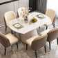 Nordic 1/4/5/7 Pieces Dining Set with Round Table and Leather Chairs Dinette Set Clearhalo 'Dining Room Sets' 'Dining Tables & Seating' 'dining_room_set' 'furn' 'furn_dining_room_set' 'Furniture' 'furniture_dining_room_set' 'Kitchen & Dining Furniture' 'kitchen&dining_furn' 'kitchen' 1200x1200_70810253-e0c1-4e16-b9cb-fd9faaec03e7
