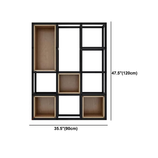 Industrial Style Bookcase Wall Mounted Bookshelf for Office and Study Room Clearhalo 'Bookcases' 'furn' 'furn_bookcases' 'Furniture' 'Office Furniture' 1200x1200_7086d4c4-b2ad-4cf9-8e36-e91cbbae5a7f