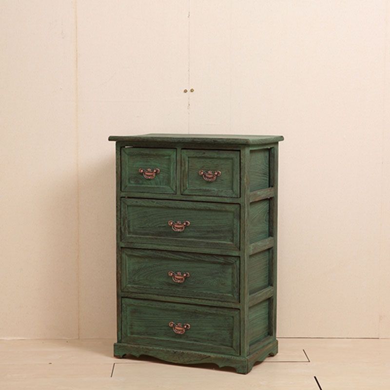 Cassapanca verticale in legno da camera da letto nautica da 12 pollici con cassetti