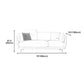 36" High Modern Velvet Square Arm Sofa with 2 Pillows Standard Sofa for Living Room Clearhalo 'furn' 'furn_sofas' 'Furniture' 'furniture_sofas' 'kitchen' 'kitchen_sofas' 'Living Room Furniture' 'Sofa' 'sofas' 1200x1200_708892b5-04c9-4776-8822-845773c489f1