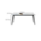 White Stone Dining Table Industrial Rectangle Dining Table for Dining Room Clearhalo 'Dining Tables & Seating' 'Dining Tables' 'dining_table' 'furn' 'furn_dining_table' 'Furniture' 'Kitchen & Dining Furniture' 1200x1200_7089c0c2-fcd1-4cf3-ba95-142640b4a836