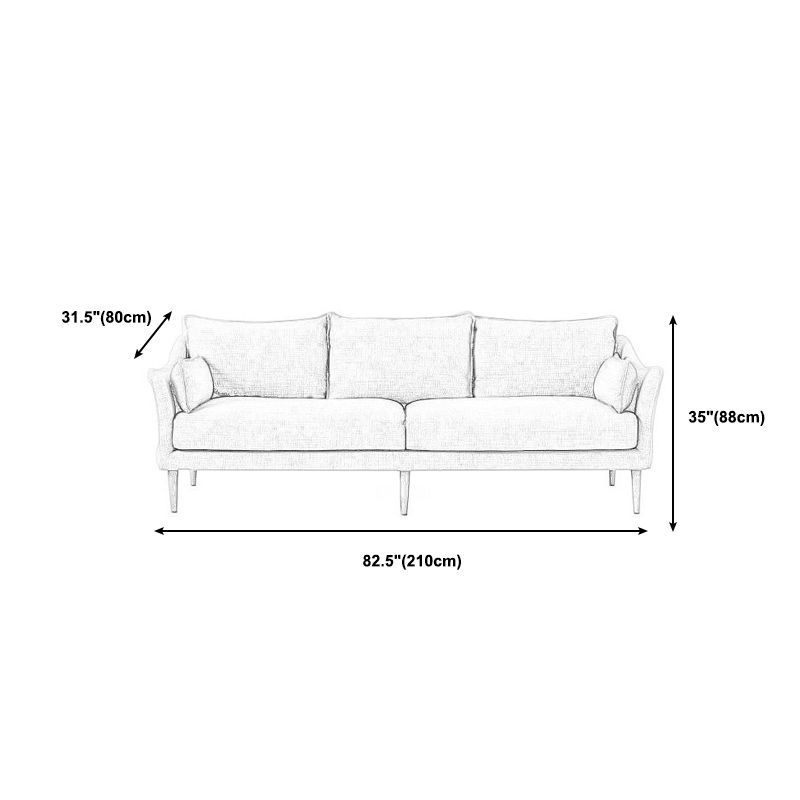 Standard Cushions Settee Furniture Modern Square Arm Loveseat in Grey Clearhalo 'furn' 'furn_sofas' 'Furniture' 'furniture_sofas' 'kitchen' 'kitchen_sofas' 'Living Room Furniture' 'Sofa' 'sofas' 1200x1200_708a4dd9-53b4-433f-8c04-03e457ec5d85