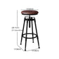 Industrial Armless Liftable Counter Stool Iron Restaurant Bar Stool with Pedal Clearhalo 'Bar Furniture' 'Bar Stools' 'bar_stools' 'furn' 'furn_bar_stools' 'furniture_bar_stools' 'Kitchen & Dining Furniture' 'kitchen&dining_furn' 'kitchen' 'kitchen_furn' Furniture' 1200x1200_708af5fa-477b-41c0-a9d4-262a61c47d93