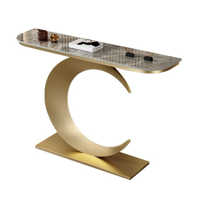 Tavolino console con console antico console con console glam di mezza luna