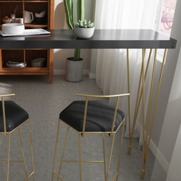 Glam Style Rectangle Counter Set 1/3 Pieces Solid Wood Bistro Set for Indoor Clearhalo 'Bar Furniture' 'furn' 'furn_home_bar_bar_sets' 'Furniture' 'Home Bars & Bar Sets' 'home_bar_bar_sets' 'Kitchen & Dining Furniture' 1200x1200_708e22da-3acd-49c4-942a-9632d03ea259