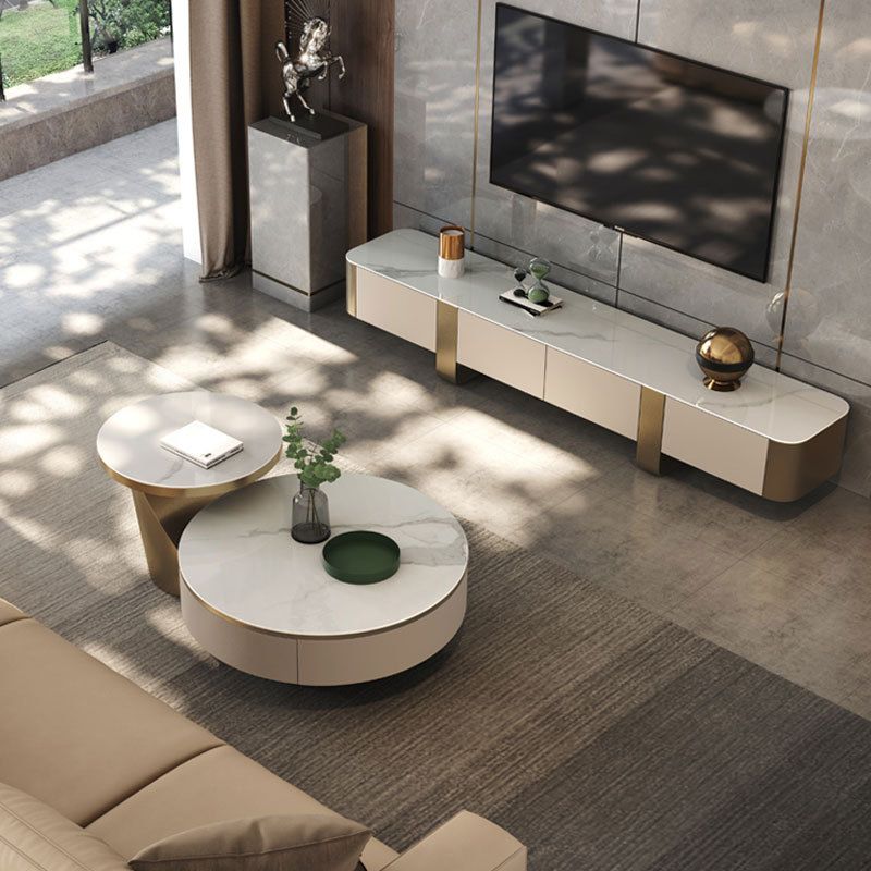 Contemporary Media Console TV Stand Stone TV Stand with Drawers Clearhalo 'furn' 'furn_tv_stands_entertainment_centers' 'Furniture' 'Living Room Furniture' 'TV Stands & Entertainment Centers' 'TV Stands & Media Storage Furniture' 'tv_stands_entertainment_centers' 1200x1200_709167a1-873a-48ff-b9bb-eee26c8db666